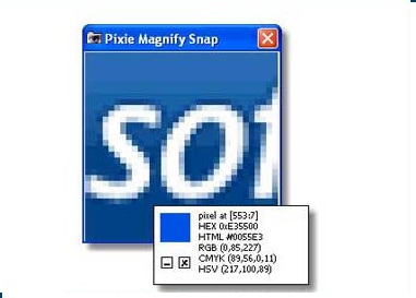Pixie – узнайте код цвета в любой точке экрана