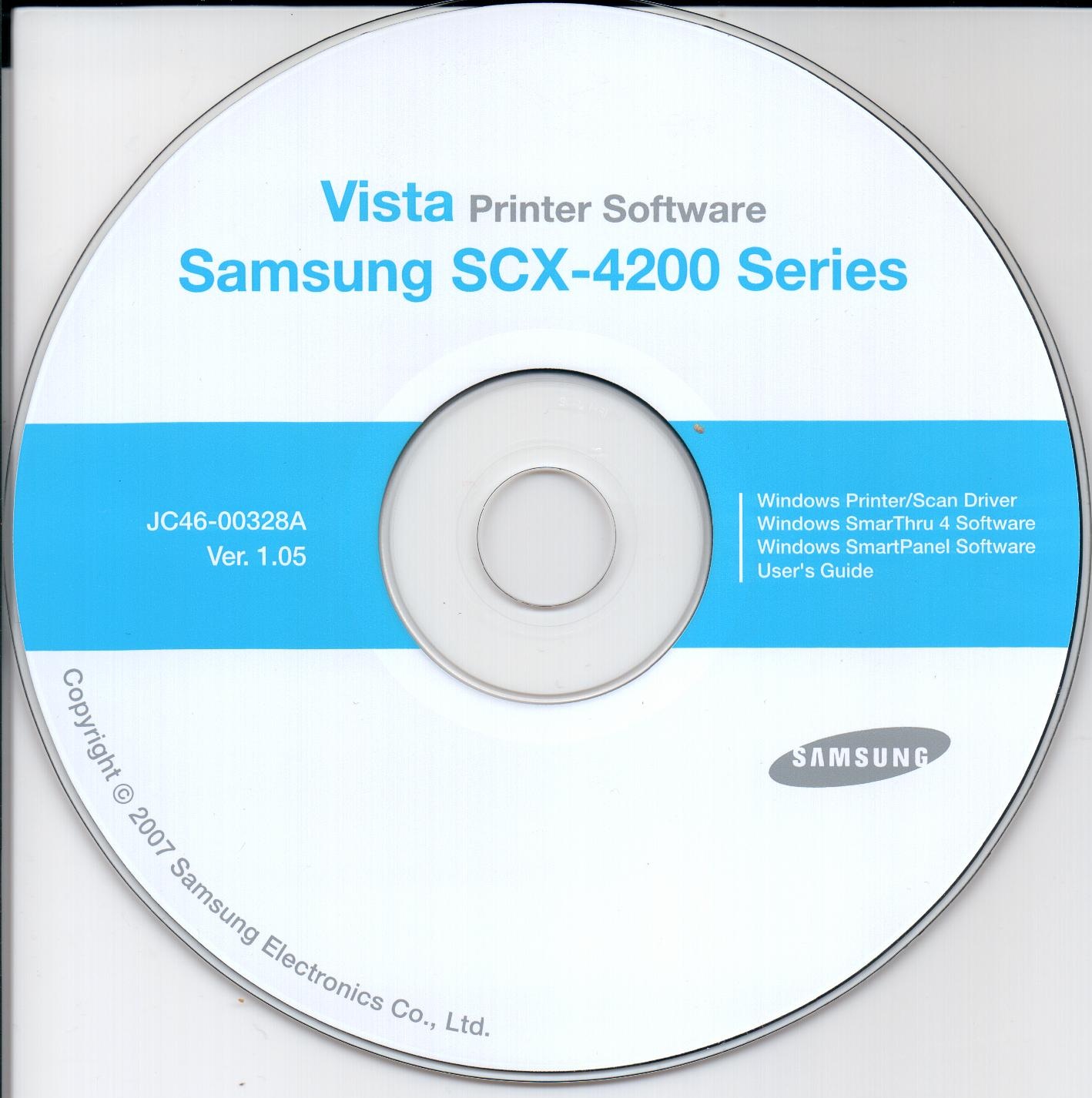 Образ диска Samsung SCX-4200 Series Vista